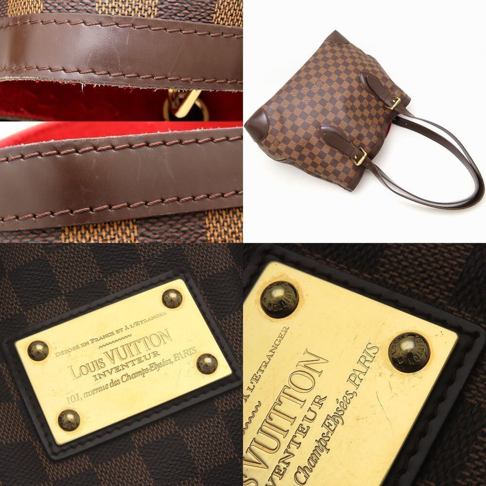 LOUIS VUITTON Brown Damier Tote Bag - Picture 3 of 10